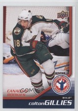 2008 Upper Deck Hockey Card Day Canada Hobby Shop Colton Gillies Rookie RC 1p0. rookie card picture