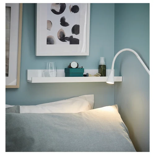 IKEA MOSSLANDA 55cm Picture Ledge Shelf Wall Floating Photo Frame Display - Picture 6 of 23