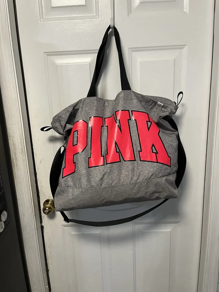 Victorias Secret 粉色旅行周末包 大号 托特包 全新 — 第 4/4 张图片