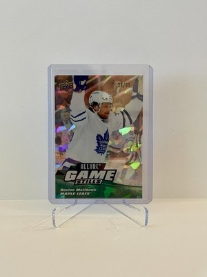 2022-23 Upper Deck Allure Game Stills Green 36/99 Auston Matthews #GS-1