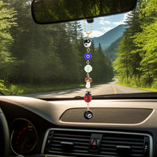Evil Eye Car Hanging Ornament Car Mirror Hanging Accessories Good Lucky Days Ch