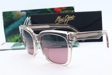 Maui Jim Heliconia MJ 739-05B Light Pink Square Sunglasses Maui Rose polarized