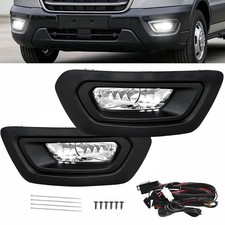 Fog Light Assembly with Bezels Wiring Kit For Ford Transit 150 250