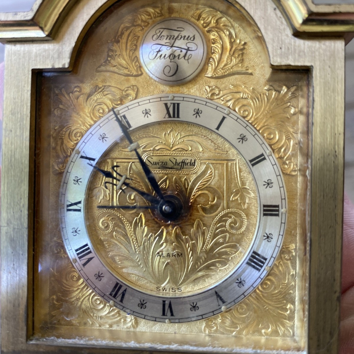 Swiss Made Swiza Sheffield Alarm Clock Vintage NAME OF CLOCK