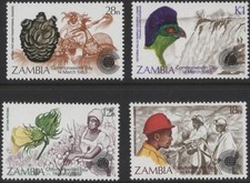 Zambia 1983 Commonwealth Day set of 4, mint MNH