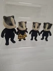 Bundle Of 4 Vintage Underwood Badgers Sylvanian Families Figures No Clothes