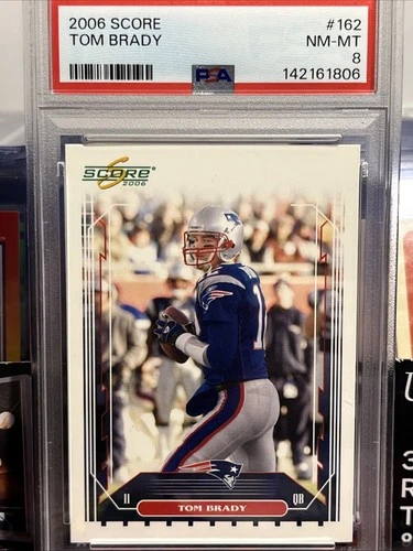 2006 Score #162 Tom Brady PSA 8