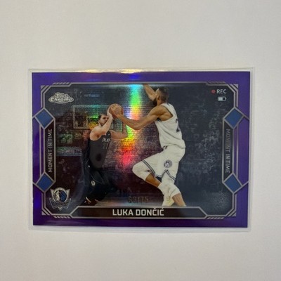 2026 Topps Chrome Update - Luka Doncic  Moment In Time Purple /75