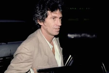 Keith Richards attends an event unspecified circa 1990s Historic Old Photo