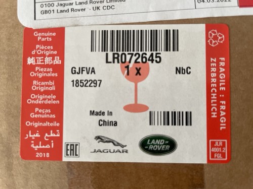 Range Rover Evoque 16-18 NEW GENUINE RH front LED fog light LR072645 10A - Picture 9 of 9