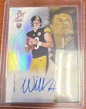 Will Howard Pittsburgh Steelers Topps Certified on Card Rookie Autograph