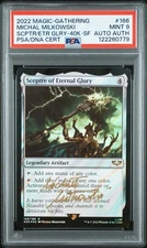 2022 SURGE FOIL #166 SCEPTRE OF ETERNAL GLORY PSA 9 AUTO AUTHENTIC