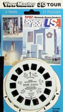 NASA Kennedy Space Center SPACEPORT USA 3d View-Master 3 Reel Packet
