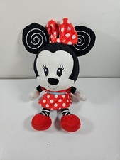 New Disney Baby Minnie Mouse Plush/ Crinkle Doll Toy stuffy Car seat buddy