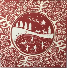 Papyrus- Christmas- Scandinavian Design- Spinning Disc- 5X5 size