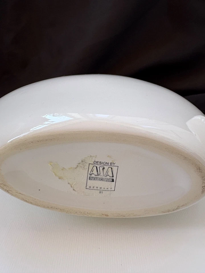 2 Modern White Vases – ASA Selection 1991 & Leonardo – German Minimalist Ceramic - Image 4 of 4