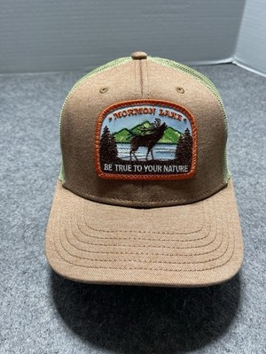 NEW Be True To Your Nature Hat Graphix Brown Trucker Mormon Lake Patch Cap Mesh