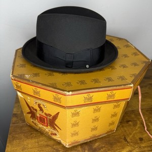 激レア 10s VINTAGE Knox Top Hat 7 3/8 59cm Knox New York Hats | eBay 激レア 10s VINTAGE Knox Top Hat 7 3/8