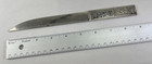 VTG Mid Century Ethnic Stainless Letter Opener Ruler Knife Germany 9" DS74 — photo 2