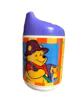 Vintage Zak Designs Winnie The Pooh Fishing Sippy Cup 90s Children’s Disney Baby