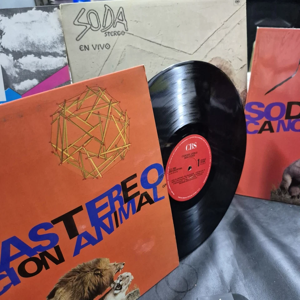 Soda Stereo – Cancion Animal - Latin, Rock Español, Edición Venezuela, 1990 🇻🇪 - Image 4 of 4