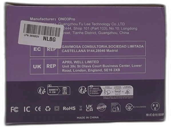 ONOAYO Smart 1080p Projector 1500 ANSI WiFi 6 Bluetooth Auto Focus 4K Supported  - Image 3 of 4