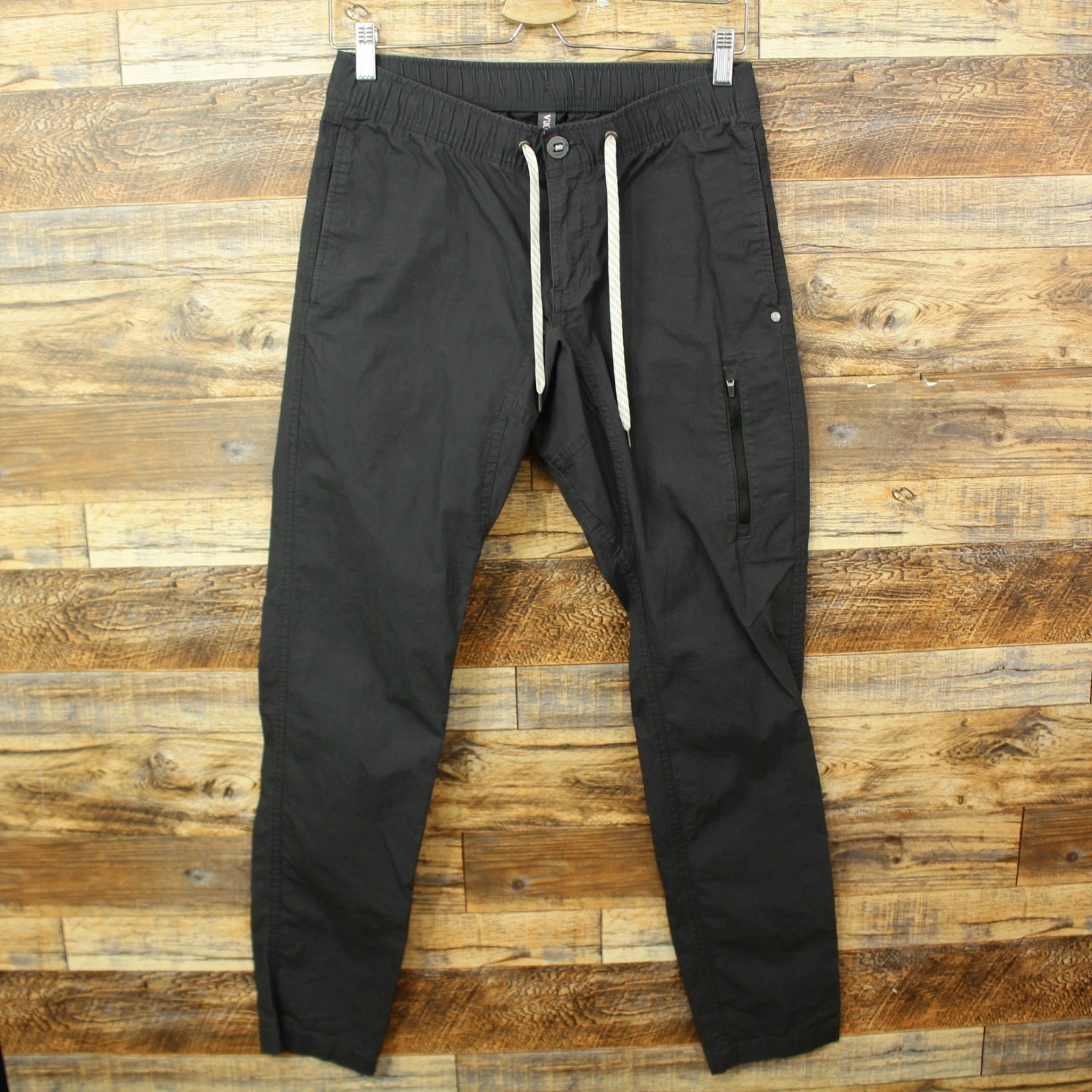Vuori Jogger Pants Mens Size S Charcoal Tapered Drawstring stretch