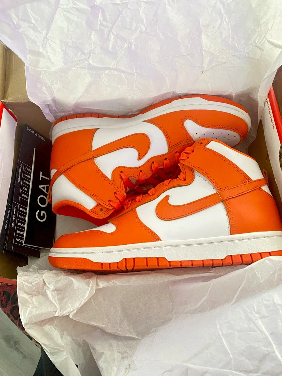 Nike Dunk High White Orange 2022 for Sale | Authenticity