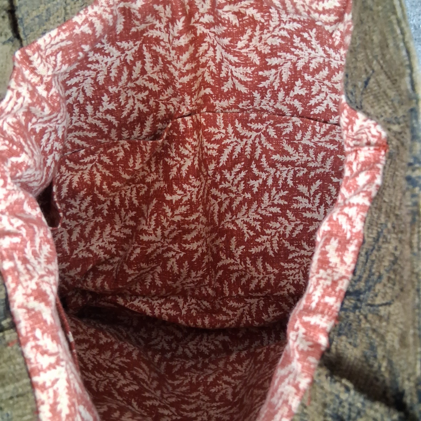 Handmade Quilt Patchwork Multi-Color Large Should… - image 9