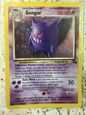 Wizards of the Coast Gengar 5/62 Fossil Holo Rare 80 HP English 1999 Kinebuchi on eBay