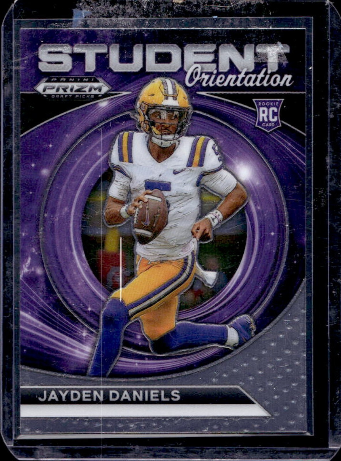 2024 Prizm Draft Picks Jayden Daniels Student Orientation RC #SO-JD Tigers