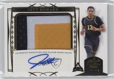 2022-23 Leaf Trinity Patch Auto Gold 7/75 Jett Howard #PA-JH1 Patch Auto 00jz