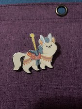 2026 Disney Park Cat & Dog Halloween Costume Mystery Pouch Pin Carousel Cat LR