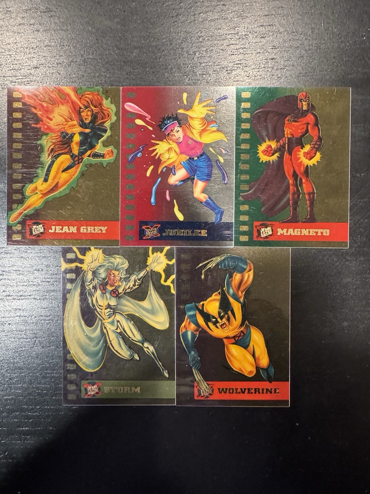 1995 Fleer Ultra Marvel X-Men SUSPENDED ANIMATION 5 (of 10) INSERT CARD SET LOT