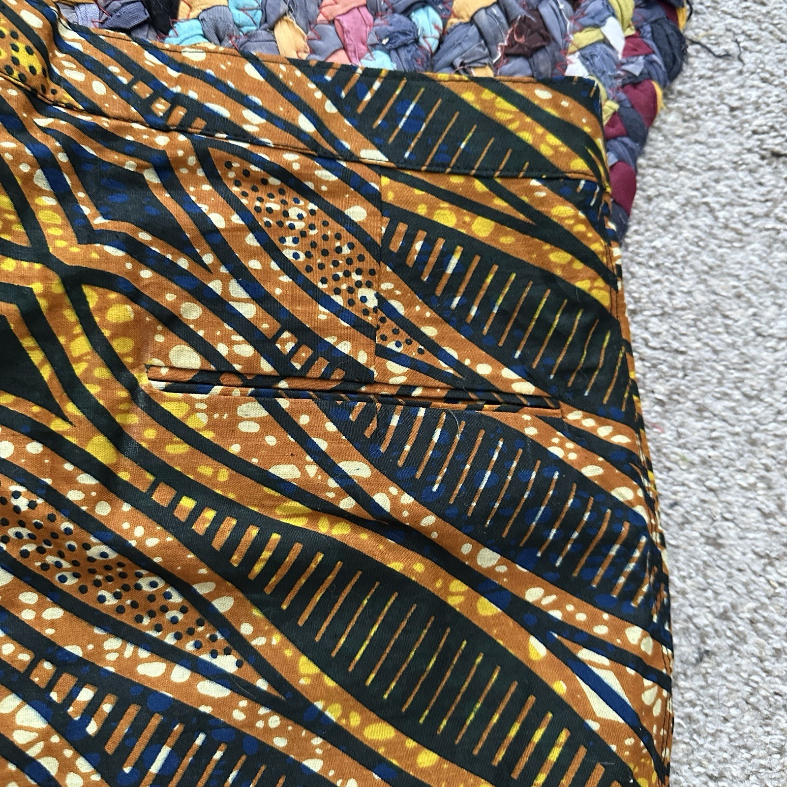 Handmade Ankara Vibrant Patterned Batik Flat Fron… - image 12