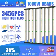 1000W 8Bar Spider Samsung LED Grow Light Full Spectrum Indoor Plants Commercial