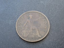 1925 George V Bronze Half Penny Nice Collectable Condition 1/2d