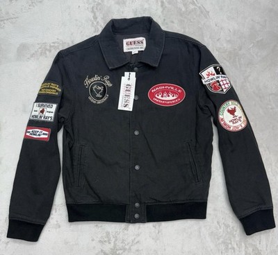 Guess originals x howlin  ray s limited edition black patchwork jacket size M