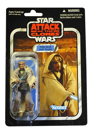 Hasbro Star Wars Attack Of The Clones Fi-Ek Sirch Jedi Knight Action Figure
