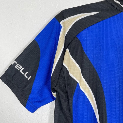 Castelli Radtrikot Damen Gr. L Schwarz / Blau Fahrrad Sport Trikot Tops Trikots - Bild 5 von 8