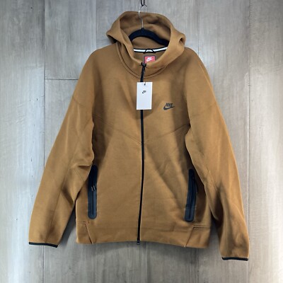 nike sportswear tech fleece brown