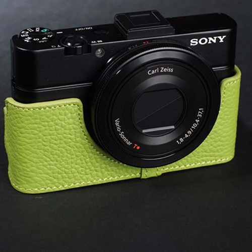 Handmade Genuine Leather Camera Half Cover Case For Sony RX100 M5A/M4/M3/M2 - Picture 9 of 16