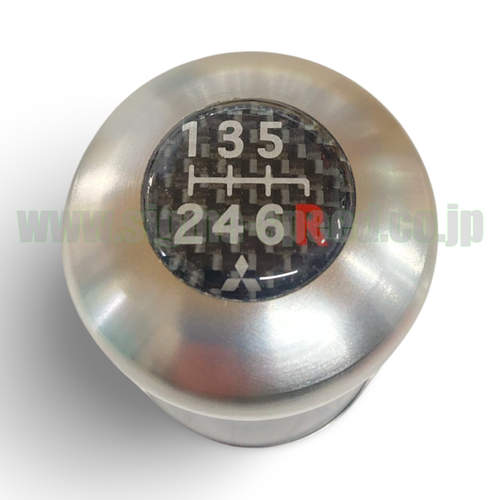 Shift knob (Carbon & aluminum)#EVO8.9 6MT(CT9A) Mitsubishi Genuine accessories - Picture 2 of 4