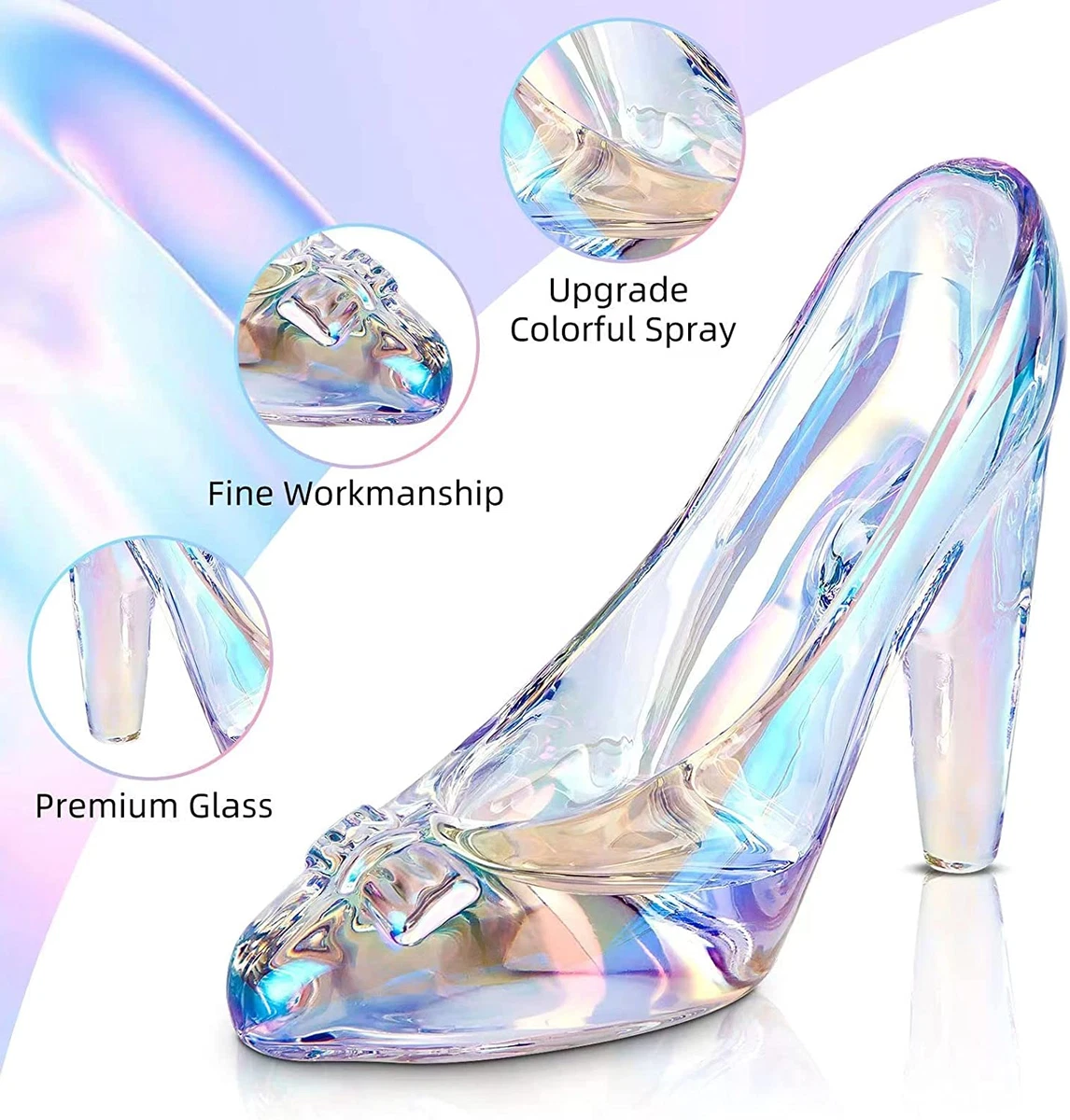 cinderella glass heels