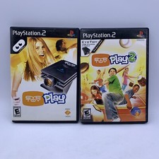 Eye Toy Play 1 & 2 (Sony PlayStation 2 PS2) Complete W/ Manuals