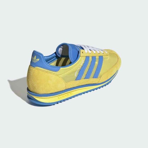 JH6702 Sporty & Rich adidas Originals SL 72 giallo chiaro blu reale (donna) - Foto 3 di 10