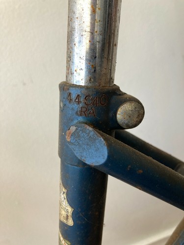 1957 Raleigh step-thru - 18" antique bicycle - Picture 12 of 12