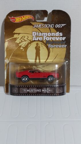 Hot Wheels James Bond 007 Diamonds Are Forever '71 Mustang Mach I - Photo 1/1