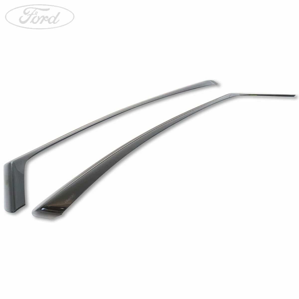 Genuine ClimAir Front Window Wind Deflectors For Fiesta Mk7 5 Door 2008