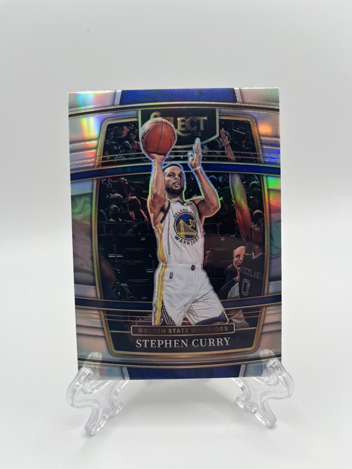 2021-22 Panini Select Concourse Silver Prizm Stephen Curry #94 Golden State